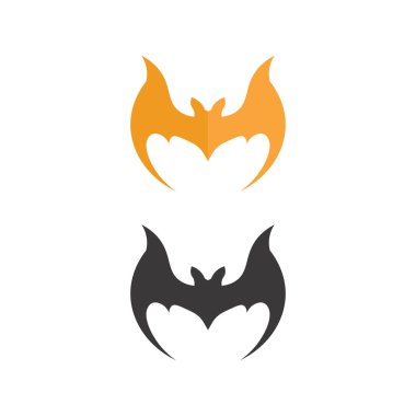 Yarasa vektör simgesi logo şablonu çizim tasarımı