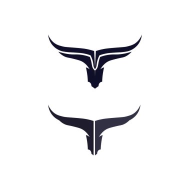 Boğa logosu ve semboller vektör şablon uygulamaları