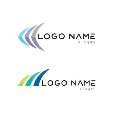 Ok vektör illüstrasyon simgesi Logo Şablonu tasarımı