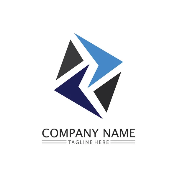 화살표 일러스트 아이콘 Logo Template Design — 스톡 벡터