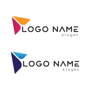 Ok vektör illüstrasyon simgesi Logo Şablonu tasarımı