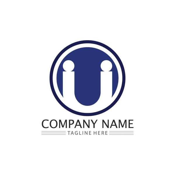 Carta Inicial Logotipo Negócio Vetor Ícone Design —  Vetores de Stock