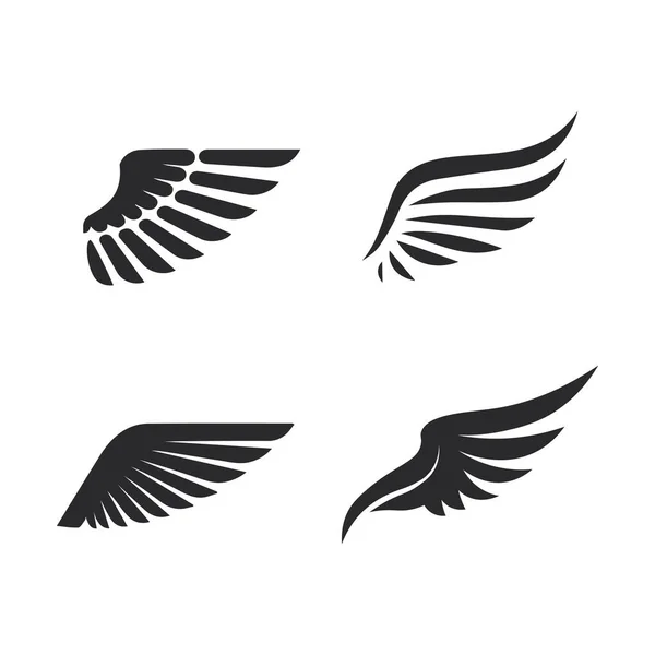 Falcon kanatları Logo Şablon vektör çizimi tasarımı