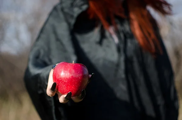 Witch from fairy tale Snow White — Stock Photo, Image