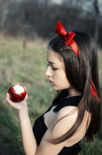 Snowwhite from fairy tales — Stock Photo, Image