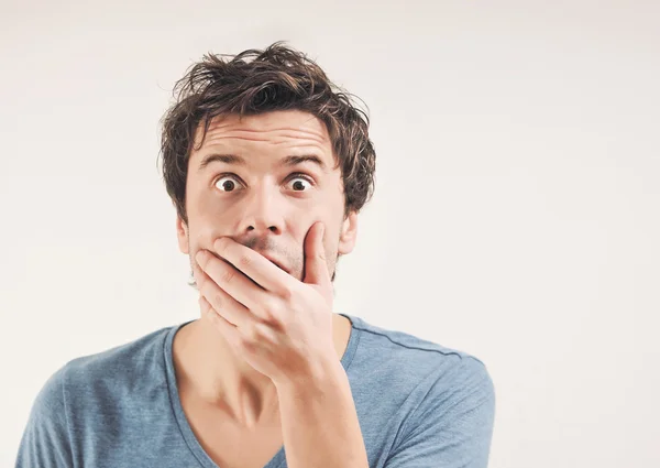 Hayret adam portresi