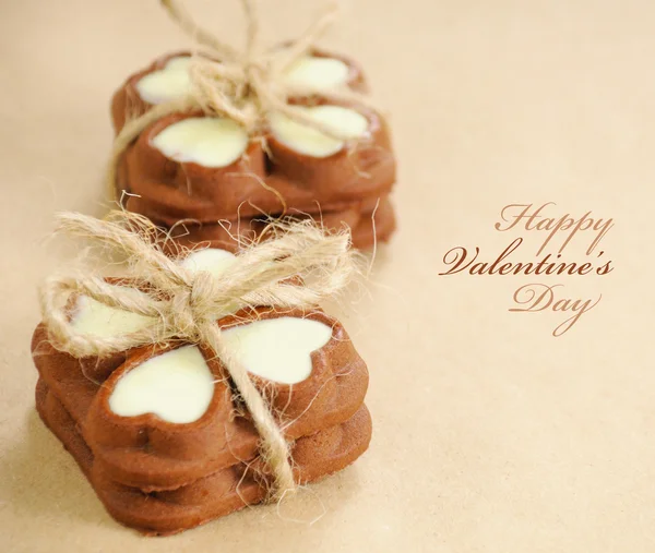 Kleine geschenk cookies — Stockfoto