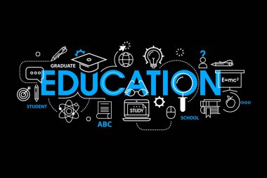 Eğitim kavramı, hologram çizimi. Çevrimiçi çalışma. 3d oluşturma.