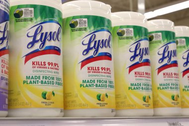 Columbus Ohio Dec 17, 2021 Lysol Disinfectant Wipes