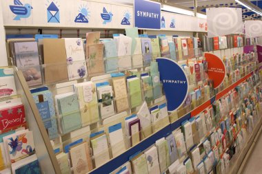 Columbus Ohio Dec 17, 2021 Greeting Card Aisle.