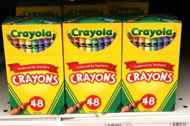 Columbus Ohio Dec 17, 2021 Crayola Crayons