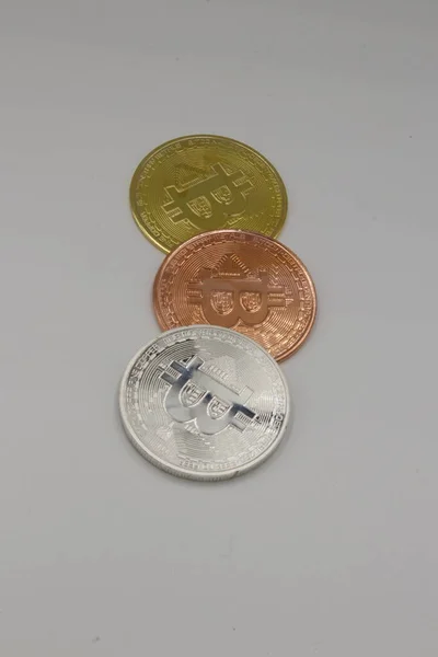Columbus Ohio Abril 2021 Bitcoin Crypto Moneda —  Fotos de Stock