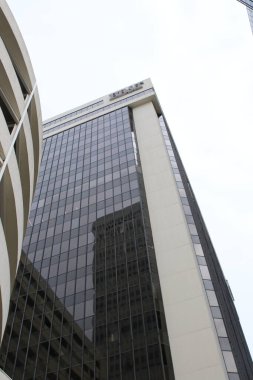 Charlotte, NC-USA 17 Mart 2020 BB & T Center Charlotte, Kuzey Carolina 'da yer alan bir ofis gökdelenidir. 1975 'te inşa edilmiş ve 22 katı var..
