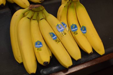 Columbus Ohio 26 Kasım 2020 Chiquita Muzları sergileniyor.