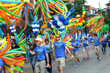 COLUMBUS, OH - JUNE 27,2017: Stonewall Columbus Pride Festival in Columbus, Ohio.  It is the second largest LGBTQ Pride festival in the Midwest.