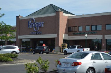 Columbus, OH Temmuz 2017: Kroger Süpermarketi. Kroger Co., dünyanın en büyük market perakendecilerinden biri..
