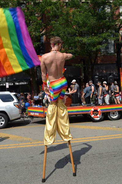 Columbus, Ohio 'da Stonewall Kolomb Onur Festivali, 27 Haziran 2017. Ortabatının en büyük ikinci LGBTQ Onur Festivali..