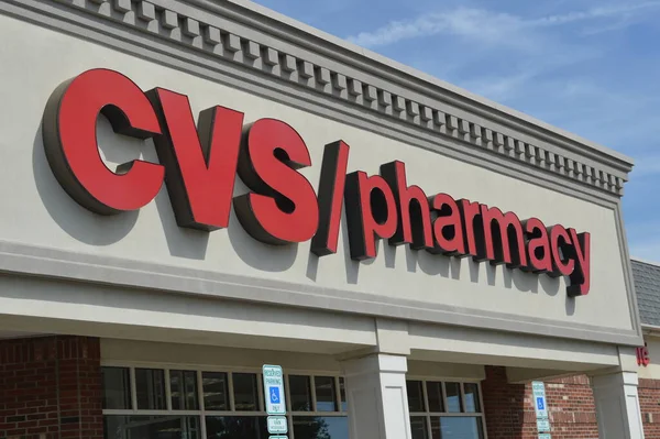 Columbus Usa July 2017 Cvs Pharmacy Retail Location Cvs Largest — Foto de Stock