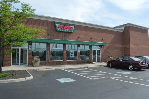 Columbus Usa Juli 2017 Krispy Kreme Doughnuts Ett Globalt Munkföretag — Stockfoto