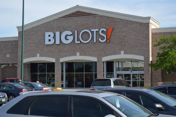 Columbus Usa July 2017 Big Lots Retail Store Exterior Big — Foto de Stock