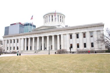Columbus, Ohio 28 Şubat 2019 Ohio Eyalet Binası, ABD 'nin Ohio eyaletinin başkenti ve yönetim merkezi..