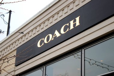 Columbus, Ohio / ABD 28 Şubat 2019: Koç iyi bir çanta, çanta ve giysi perakendecisi