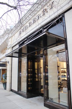 Columbus, Ohio / ABD 28 Şubat 2019: Easton Şehir Merkezi 'nde Burberry Mağazası