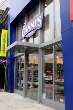 Columbus, Ohio / ABD 28 Şubat 2019: Şampiyon spor ayakkabı giyim ve aksesuar alanında uzmanlaşmış bir perakende mağazasıdır.