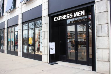 Columbus, Ohio / ABD 28 Şubat 2019: Express Men, ABD genelinde birden fazla konumu olan günlük giyim perakendecisi..