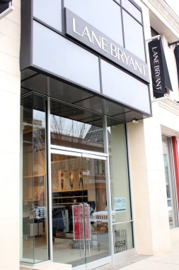 Columbus, Ohio / ABD 28 Şubat 2019: Lane Bryant, büyük boy kadın giyim mağazaları zinciri..