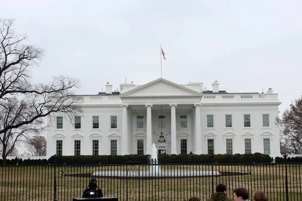 2019年3月8日 华盛顿特区 位于美国首都宾夕法尼亚大道1600号的白宫 — 图库照片