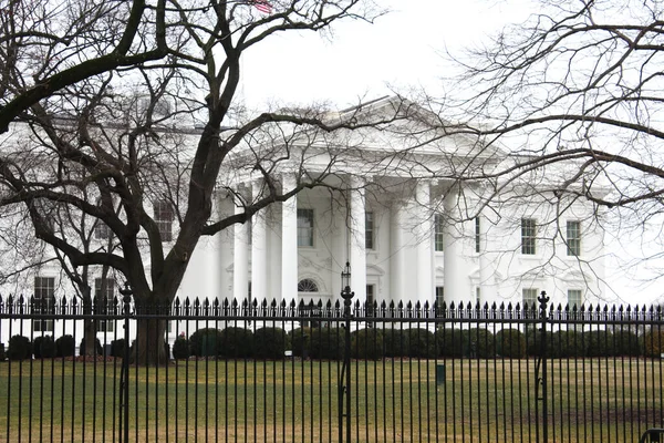 Washington Usa März 2019 Das Weiße Haus Der Bundeshauptstadt Der — Stockfoto