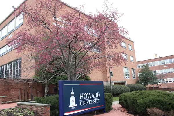 Silver Springs, MD / USA 7 Mart 2019: Washington, DC 'deki Howard Üniversitesi Kampüsü.