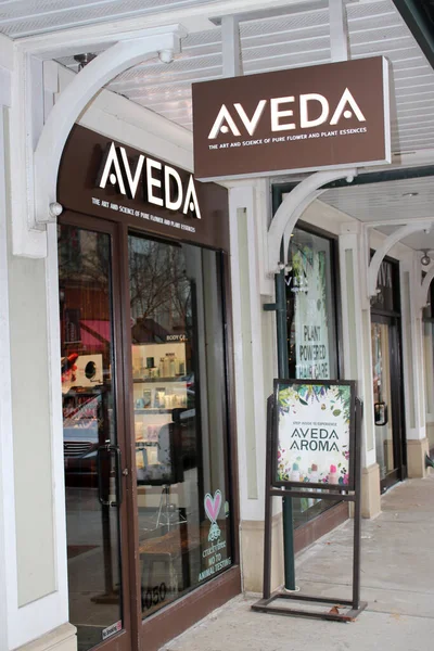 Columbus Ohio Estados Unidos Febrero 2019 Tienda Aveda Easton Town — Foto de Stock