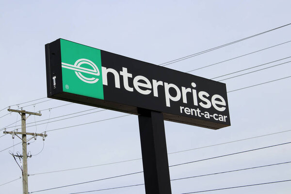 Columbus, OH/USA April10,2019: Enterprise Rent-A -Car 