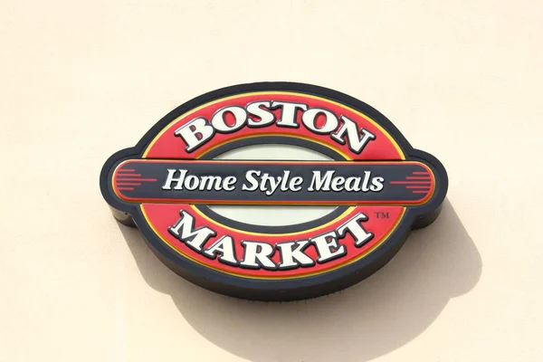 Columbus Usa April10 2019 Exterior Logo Signage Boston Market Fast — Stock Photo, Image