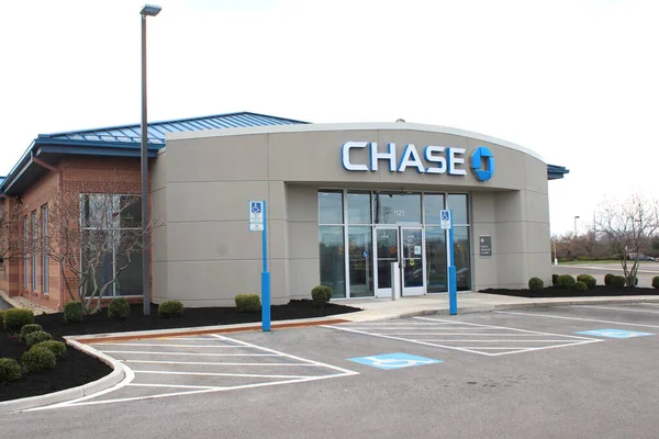 Columbus Usa April10 2019 Morgan Chase Bank Gör Affärer Som — Stockfoto