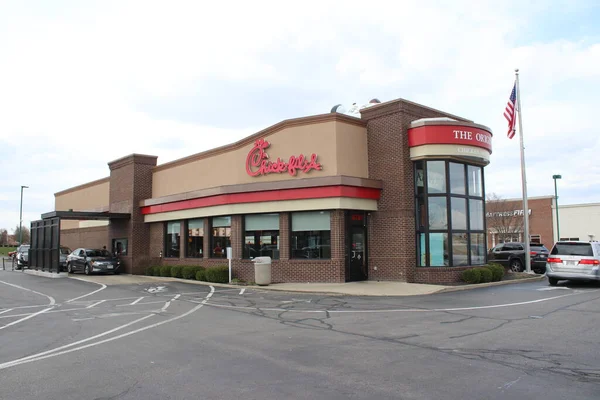 Columbus Usa Abril 2019 Chick Fil Una Cadena Restaurantes Comida — Foto de Stock