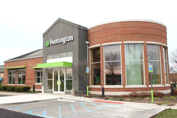 Columbus Usa April 2019 Huntington Bancshares Ett Bankholdingbolag Med Huvudkontor — Stockfoto