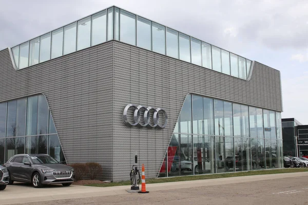 Columbus Ohio Marzo 2022 Mag Distribuidor Automotriz Audi — Foto de Stock