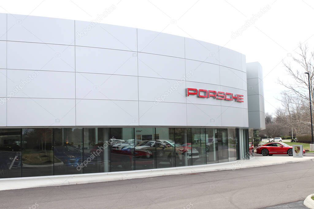 Columbus Ohio March 2, 2022 MAG Automotive Porsche Dealership