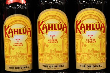Columbus Ohio 5 Aralık 2020 Kahlua Rum ve Kahve Likörü