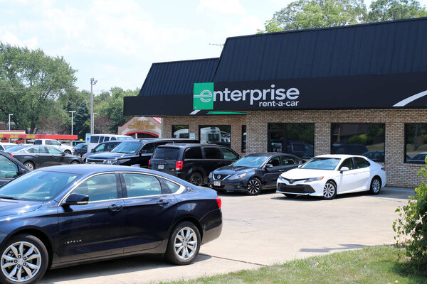 Columbus, OH/USA April10,2019: Enterprise Rent-A -Car 