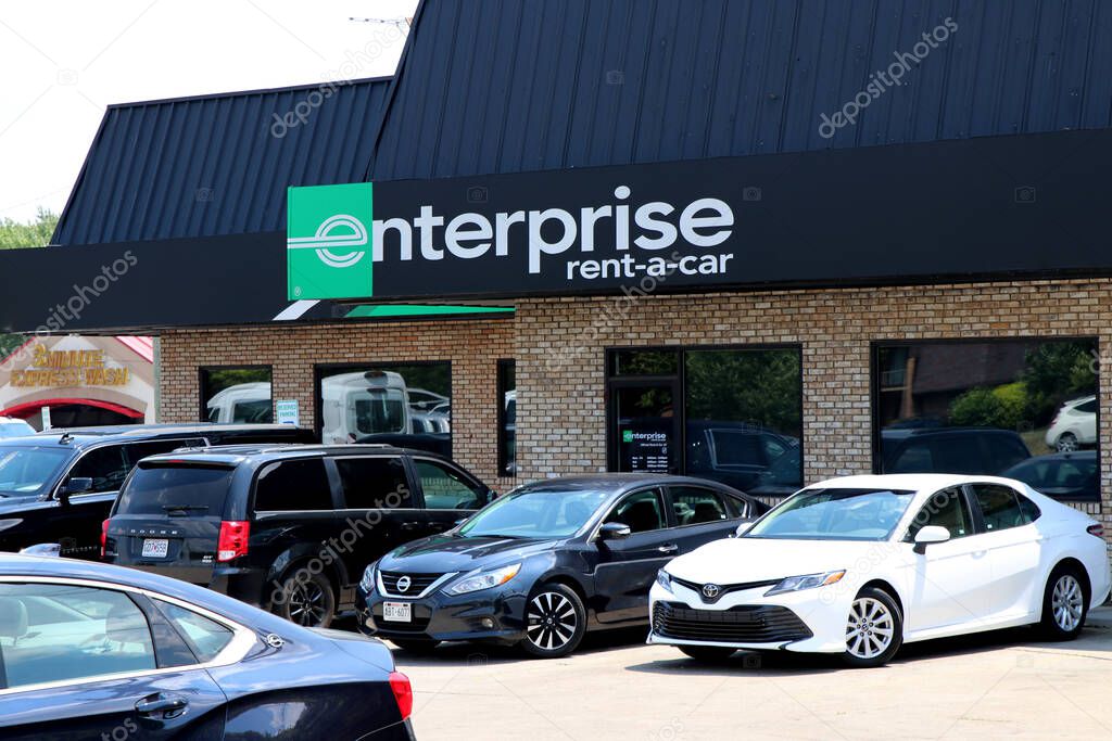Columbus, OH/USA April10,2019: Enterprise Rent-A -Car