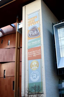 Nashville, Tenn. 15 Şubat 2020, Nashville, Tennessee, ABD merkezli bir kongre merkezidir. Mayıs 2013 'te açıldı.. 
