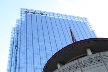 Nashville, Tenn. 15 Şubat 2020 Bridgestone Tower, Nashville, Tennessee 'de bulunan bir gökdelen. 140 metre uzunluğunda ve 30 katı var. Perkins + Will tarafından tasarlandı..