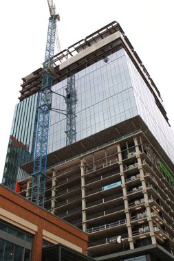 Nashville, Tenn 15 Şubat 2020 NMAAM Ulusal Afrika Amerikan Müzesi 5. ve Broadway 'de Nashville şehir merkezinde yapım aşamasında..