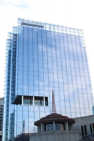 Nashville, Tenn. 15 Şubat 2020 Bridgestone Tower, Nashville, Tennessee 'de bulunan bir gökdelen. 140 metre uzunluğunda ve 30 katı var. Perkins + Will tarafından tasarlandı..