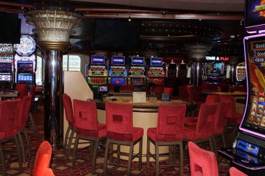 Nassau Bahamalar 30 Mayıs 2022 Çeşitli Kumarhane Kumar Makineleri