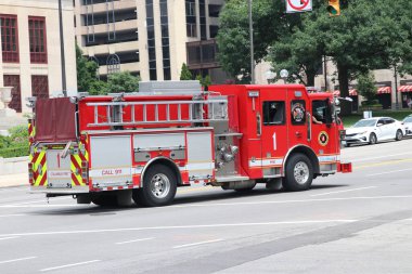 Columbus Ohio 21 Haziran 2022 Ohio İtfaiye Aracı